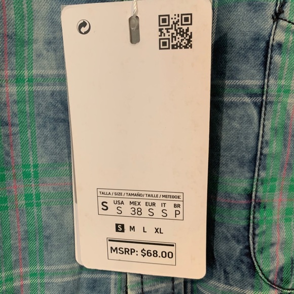 zip code 1992 Button Down Shirt - Picture 3 of 4